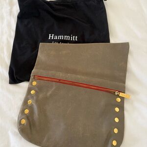 Hammitt Leather Bag with Red and Gold Details